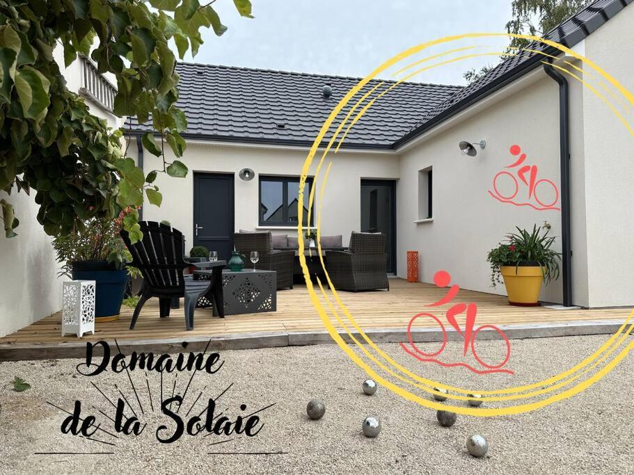 * Domaine De La Solaie * - Proche Bords De Loire Villa Saint-Denis-de lʼHôtel Dış mekan fotoğraf